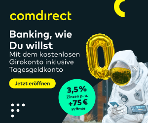 free German bank account Comdirect Bank