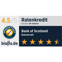 Bank of Scotland Bankentest von Biallo Siegel