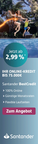 Santander BestCredit Ratenkredit 160x600