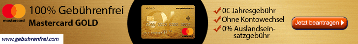 Mastercard Gold Kreditkarte 