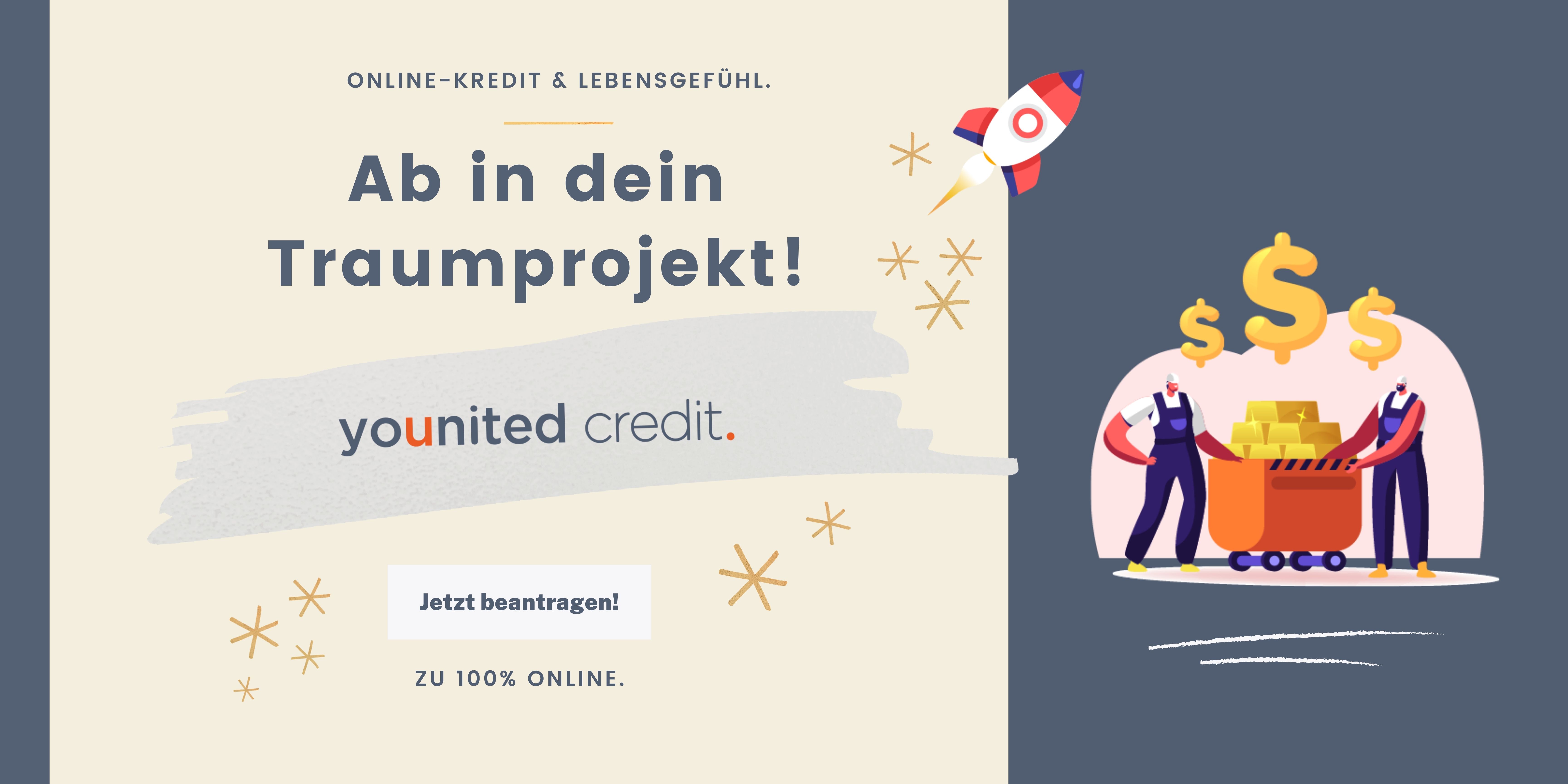 Younited Credit Traumprojekt - Buy now, pay later
