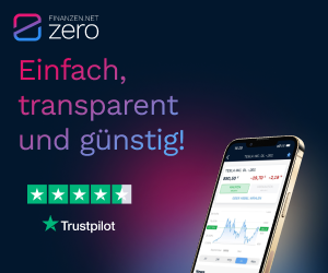 finanzen.net zero: Depot + Trustpilot (300x250 px)